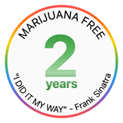 Marijuana Free - 2 years