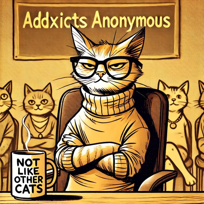 Judgmental cat